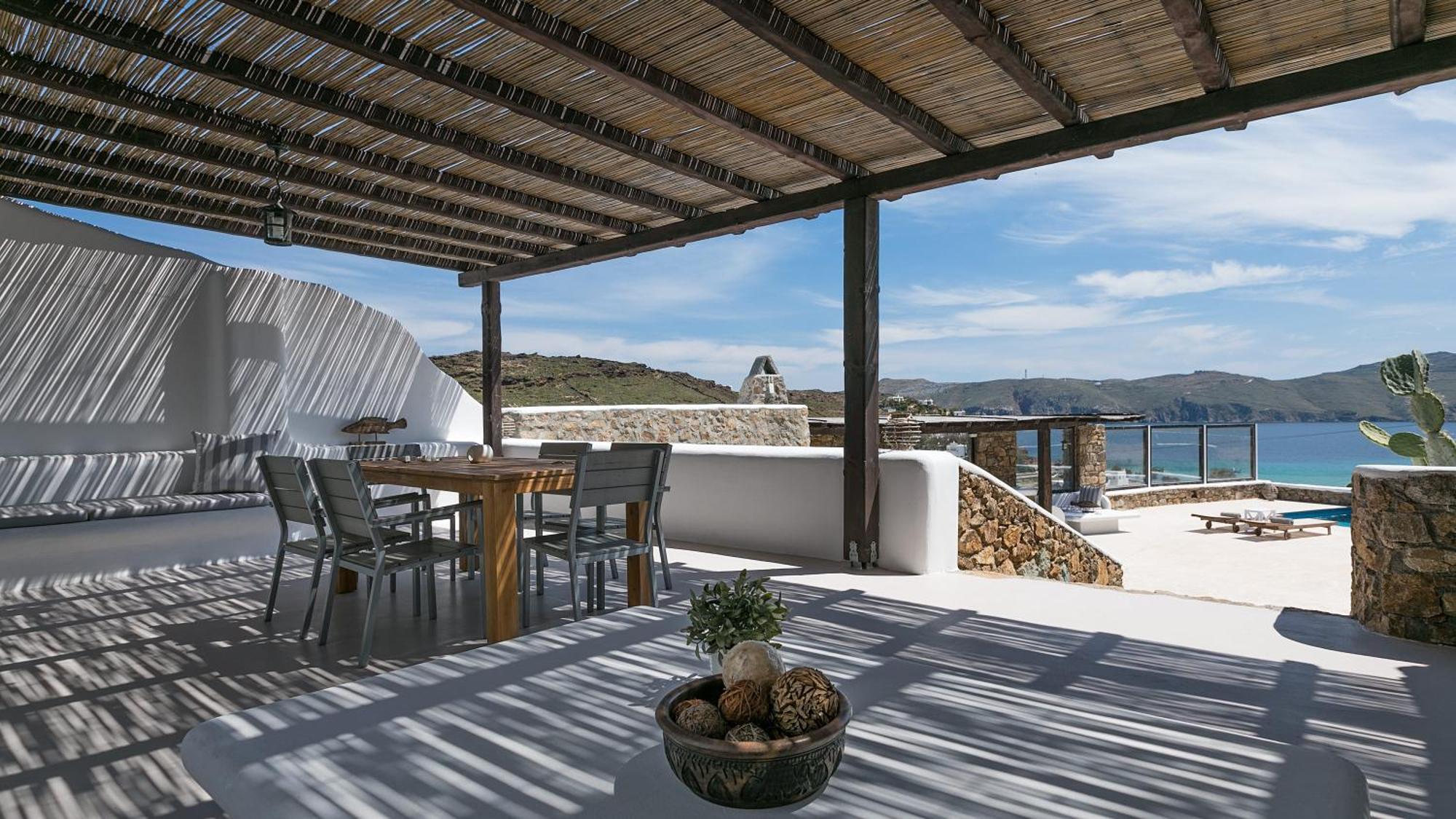 Mykonos Panormos Villas Oda fotoğraf