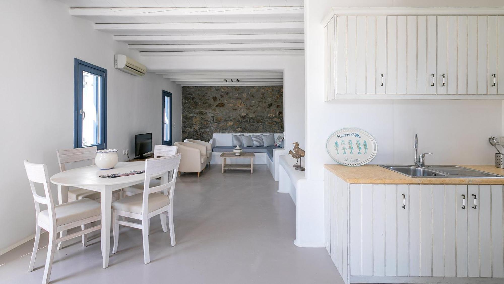 Mykonos Panormos Villas Oda fotoğraf