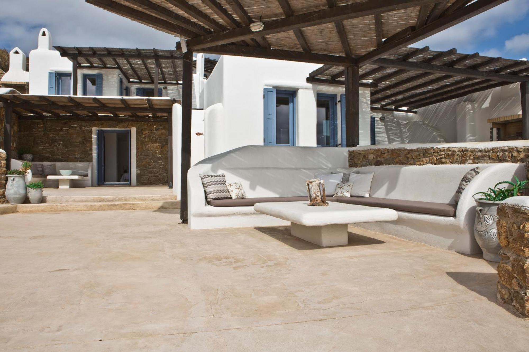 Mykonos Panormos Villas Oda fotoğraf